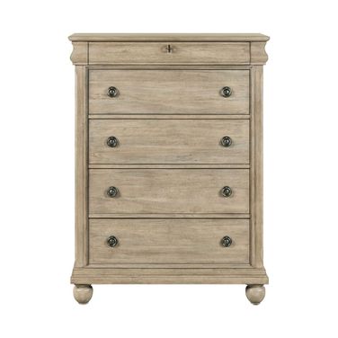 Rustic Traditions 5 Drawer Chest In Saddle Tan