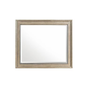 Rustic Traditions Landscape Mirror In Saddle Tan