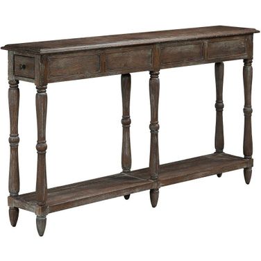 Rustique 12 x 60 Inch Console Table In Rustique