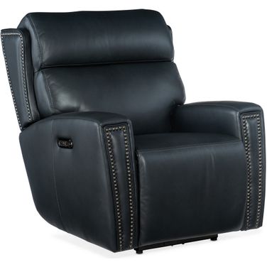 MS Ruthe Zero Gravity Power Recliner With Power Headrest In Blue