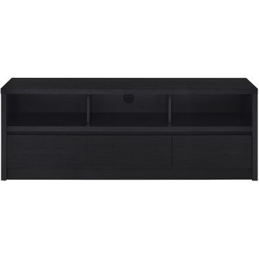 Rutland 59 Inch 3-Drawer TV Stand Media Console In Black