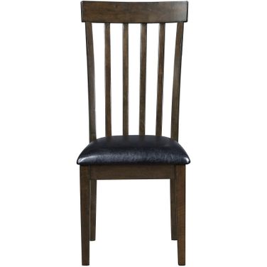 Rutland Dining Side Chair Set of 2 In Espresso and Black