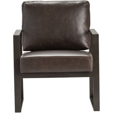 Rutledge Accent Chair In Brown and Black