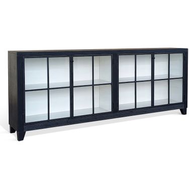 Ryan Industrial Long Accent Cabinet In Umbra