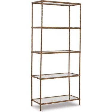 Ryandale Antique Brass Bookcase
