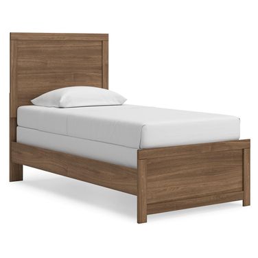 Ryderton Twin Panel Bed In Auburn