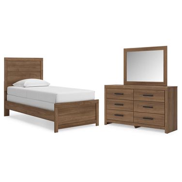 Ryderton Youth Panel Bedroom Set In Auburn