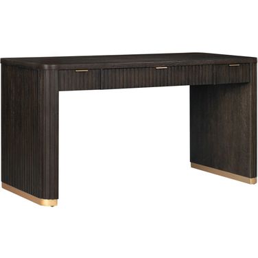 Rylan 60 Inch Writing Desk In Dark Roast