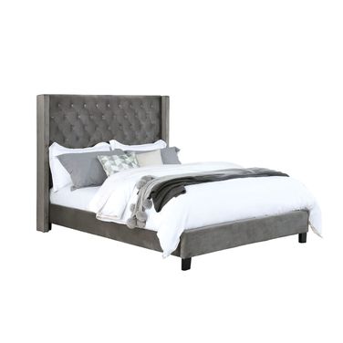 Ryleigh Eastern king Bed In Gray