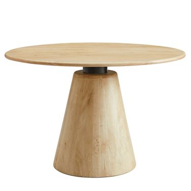 Sabelle 47 Inch Round Wood Dining Table In Natural