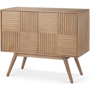 Sable Light Brown Wood Accent Cabinet