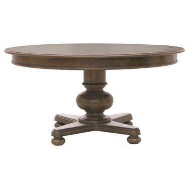 Saddle Creek Round Dining Table In Timber Brown
