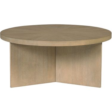 Sadie Round Coffee Table In Reclaimed Greige