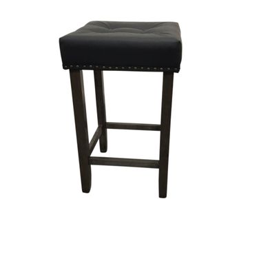 Sadie Tufted Upholstered Barstool Set of 2 In Gotham Grey