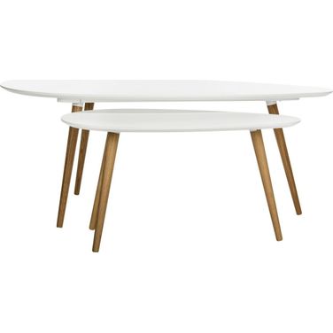Saffron White Spilt Coffee Table