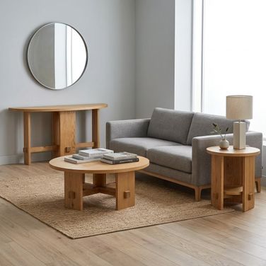 Saguaro Occasional Table Set In Honey Oak