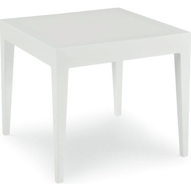 Sail Square Side Table In White