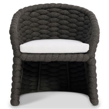 Salinas Arm Chair In Charcoal