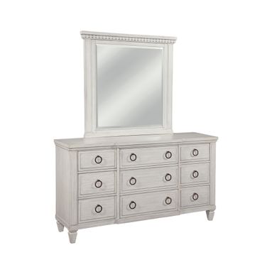 Salter Path Mirror In White