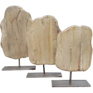 Sama Decor Set of 3 In Antique Brown 79107003