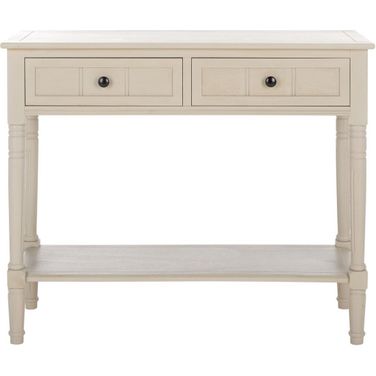 Samantha Vintage Grey 2-Drawer Console
