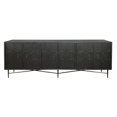 Samara 6-Door Sideboard In Black