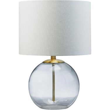 Samder Clear/Brass Finish Glass Table Lamp