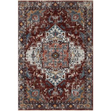 Samra Brick/Grey 9'6" x 13'1" Rug