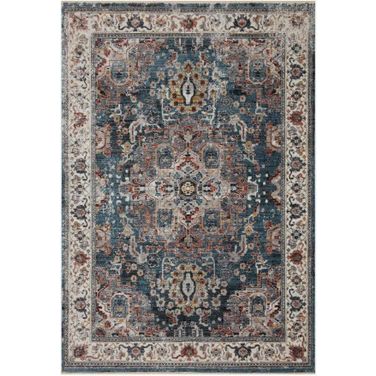 Samra Slate/Multi 2'7" x 10' Rug