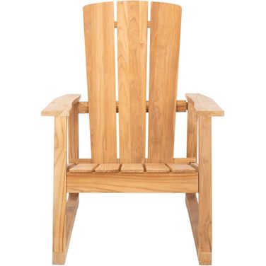 San Juan Teak Adirondack Chair In Natural