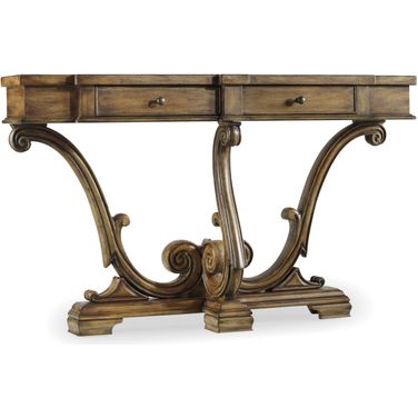 Sanctuary Medium Wood Amber Sands Thin Console