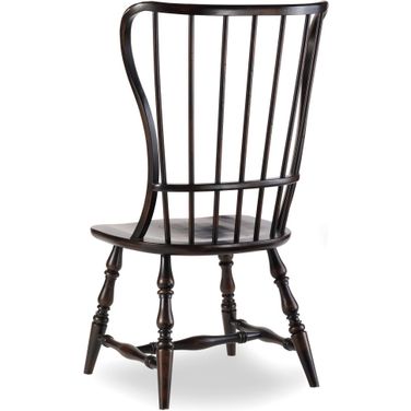 Sanctuary Ebony Spindle Side Chair Set of 2