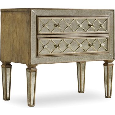Sanctuary Medium Wood 2 Drawer Bachelors Chest