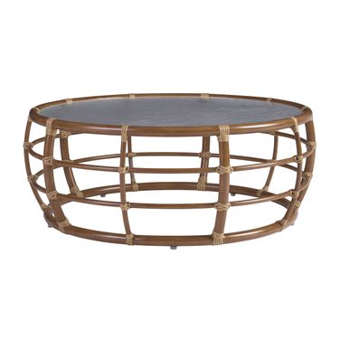 Sandpiper Bay Round Cocktail Table In Brown