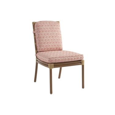 Sandpiper Bay Side Dining Chair In Brown/Red/Pink