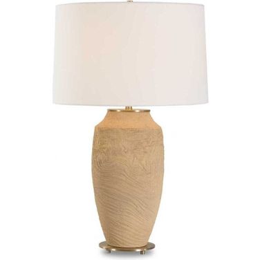 Sandstone Flow Table Lamp In Brown