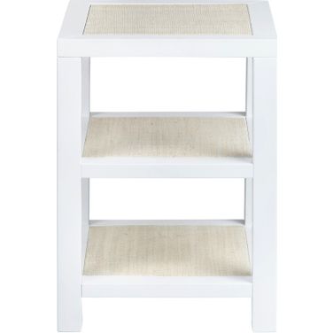 Sandy Shores Side Table In White and Cream