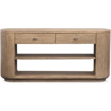 Sanford Console Sofa Table In Chateau Brown