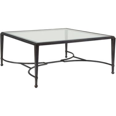 Metal Designs Sangiovese Square Cocktail Table In St. Laurent