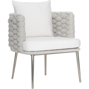 Santa Cruz Outdoor Arm Chair in Nordic Grey