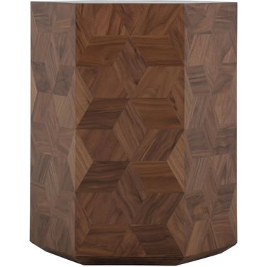 Santiago Side Table In Natural Walnut