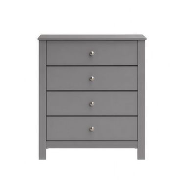 Santino 4-Drawer Chest In Grey
