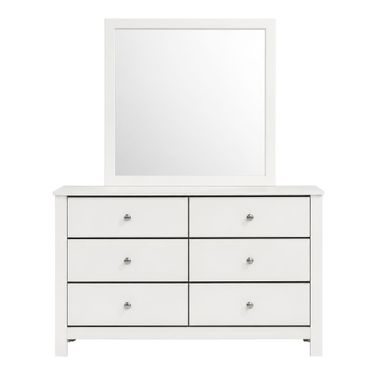 Santino Dresser and Mirror Set In White