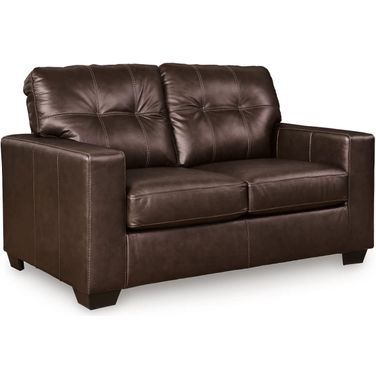 Santorine Loveseat In Dark Brown