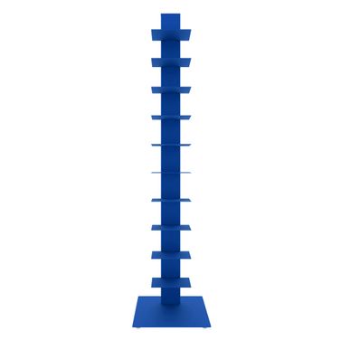 Sapiens 60 Inch Bookcase Tower In Blue