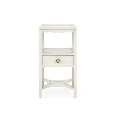 Sara 1-Drawer End Table In Sailcloth Sheen