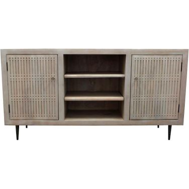 Sarah 2 Door Media Cabinet In Ivory 79118004