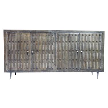 Sarah 4-Door Sideboard In Antique Brown