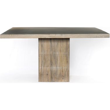 Sarah Square Gathering Table In Ivory