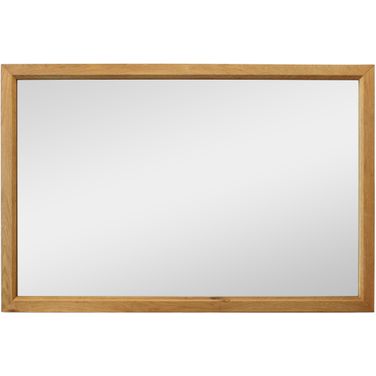 Sarasota 60 Inch Mirror With Oak Wood Frame In Natural